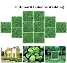 Dig through your garage and storage areas, or go to the hardware store, and pick up some cheap plywood pieces. Outdoor Faux Boxwood Hedge Wall Panels Artificial Boxwood Panel Fake Plant Wall Outdoor Privacy Screen Greenery Backdrop Artificial Lawn Aliexpress
