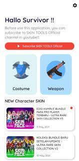 Skin tools pro is an android application that helps you to adjust any image, vista, or sceneries in the garena free fire for free of cost. Skin Tools Pro Free Fire Download How To Unlock All Skins For Free