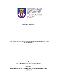 There's a good reason for that! Research Proposal