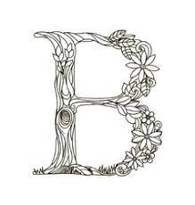 Letter b coloring pages alphabet b letter words for kids. Letter B Doodle Alphabet Vector Images Over 120