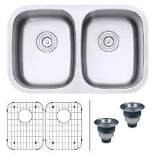 Maybe you would like to learn more about one of these? Ruvati 29 Undermount 50 50 Double Bowl 16 Gauge Stainless Steel Kitch Directsinks