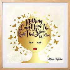 See more ideas about maya angelou quotes, maya angelou, quotes. Amazon Com Gold Butterflies Afrowoman Maya Angelou 8 5 X 11 Handmade