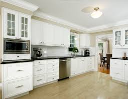 Flat panel maple kitchen with crown molding from st.houzz.com. Dark Cabinets With White Crown Molding Ideas Photos Houzz
