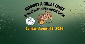 2026 Sunday Horse Power Healing Center Benefit Open Show