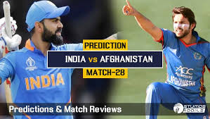 Ahead of india vs afghanistan game in southampton, the rain has literally chased team india led by virat kohli. Match Prediction For India Vs Afghanistan 28th Odi Icc Cwc19