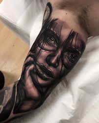 Day of the dead arm sleeve bold, vibrant and great artistry, this tattoo sleeve really stands out and is easy to read yet elaborate in design. Just Finished This 8 Hour Custom Day Of The Dead Piece To Complete My Sleeve What A Beauty Tattoos