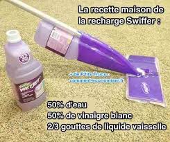 Les Lingettes Swiffer Sont Bien Pratiques Mais C Est Aussi Un Gouffre Financ Trucs Et Astuces Produit De Nettoyage Faits Maison Detournement Produits Menagers