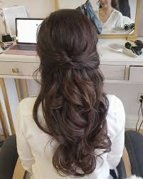 25 Half Up Half Down Wedding Hairstyles Every Bride Will Love Penteado Casamento Penteado Noiva Penteados Lindos
