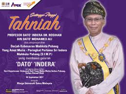 .ibrahim ibni almarhum sultan iskandar, sultan yang dipertuan bagi negeri dan jajahan takluk johor sempena hari ulangtahun keputeraan duli yang maha mulia tuanku sultan. Usm News Portal Rosihan M Ali Terima Darjah S I M P Pahang Bawa Gelaran Dato Indera