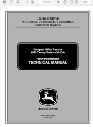Official john deere site to buy or download ag & turf operator's manuals, parts catalogs, and technical manuals to service equipment. John Deere 4120 4320 4520 And 4720 Compact Utility T The Repair Manual