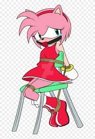 Com Hogchairtied Hedgehog - Amy Rose Tied Up And Gagged - Free Transparent  PNG Clipart Images Download