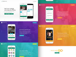 Get inspiration from real mobile app landing page examples, curated by us to ensure the highest quality. App Landing Page Ui Inspiration Via Muzli By Muzli Muzli Design Inspiration