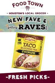 Old El Paso Chorizo Taco Seasoning Mix Food Grocery Store Foods Food Store