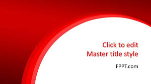 If it's an ecommerce site, red is cool red backgrounds are reds with a blue undertone. Free Background Red Powerpoint Template Free Powerpoint Templates