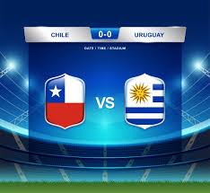 Catch highlights of chile vs australia here. Premium Vector Chile Vs Uruguay Scoreboard Broadcast Football Copa America
