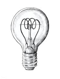 Hand Drawn Light Bulb Illustration Free Image By Rawpixel Com Noon Light Bulb Art Drawing Light Bulb Illustration Light Bulb Sketch