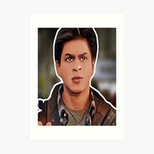 In fact he is one the few actors who are blessed with abundant growth & great quality hair. Wandbilder Shahrukh Khan Redbubble