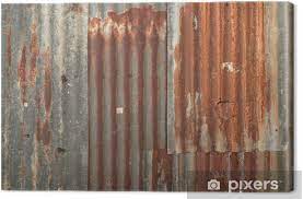 Flat sheets and trims are available from the same material as the panels. Rusty Corrugated Metal Wall Texture Background Canvas Print Pixers We Live To Change