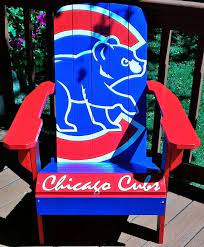 one of a kind chicago cubs adirondack chair special price chicago cubs fans chicago cubs baseball chicago cubs