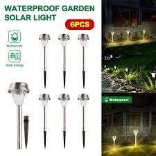 Shop 1 6 12pcs Garden Solar Lights For Outdoor Pathway Bright Light For Walkway Patio Path Lawn Garden Yard Decor Waterproof Overstock 31483509