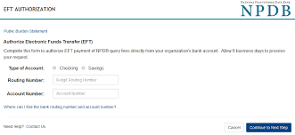 The Npdb How To Authorize Eft