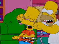 The best gifs for homer choking bart. Choking Why You Little Gif Find Share On Giphy