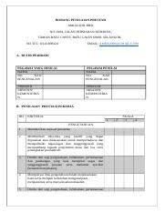 Bagaimana cara isi borang bpn untuk permohonan dan rayuan bantuan prihatin nasional di kaunter lhdn? Borang Penilaian Prestasi Iklil 1 Docx Borang Penilaian Prestasi Amija Sdn Bhd No 10 04 Jalan Persiaran Kemboja Taman Batu Caves Batu Caves 68100 Course Hero