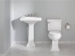 K 2238 8 Memoirs Pedestal Sink With Classic Design 8 Inch Centers Kohler Pedestal Sink Small Bathroom Pedestal