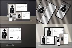 Modern Device Mockups In 2020 Template Design Mockup Web Design