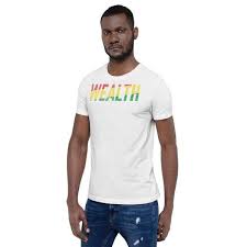Wealth Pan African Colored Word Cluster Short Sleeve Unisex T Shirt Culture Shirt Culture T Shirt Short Sleeve
