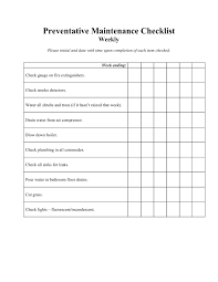 No records shall be kept on a tag or label attached to the fire extinguisher, on an inspection checklist. Preventative Maintenance Checklist Catholic Mutual Pages 1 4 Flip Pdf Download Fliphtml5