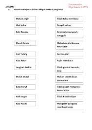 Berkelakuan luar biasa pada sesuatu ketika. Simpulan Bahasa Activity