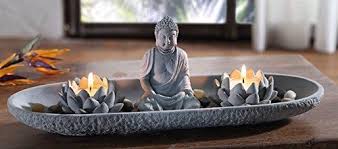Deko Set Zen Garten Langlich Mit Buddha Grau Feng Shui Relaxn Zen Garten Feng Shui Buddha Deko