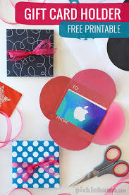 Touch device users, explore by touch or with swipe. Free Printable Gift Card Holders Picklebums