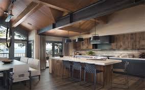 When you think of a canadian lake house, this is probably. Modern Lake House Kitchen Novocom Top