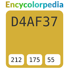 Warna gold / emas dengan kode warna heksadesimal #ffd700 adalah bayangan dari kuning. D4af37 Hex Kode Warna Skema Dan Cat