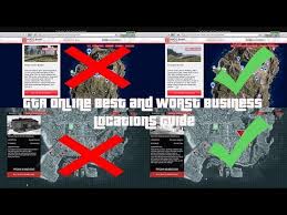 Gta Explaining The Best And Worst Business Locations Guide