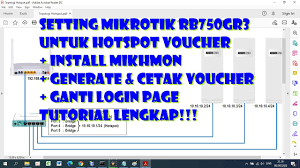 Mikhmon voucher generation in this video, i show you how to generate a user voucher generation for your mikrotik tutorial voucher hotspot mikrotik usermanager and free download voucher script. Cara Setting Mikrotik Rb750 Untuk Hotspot Voucher Install Mikhmon Youtube