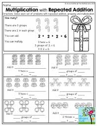 multiplication repeated addition part one worksheets 99worksheets