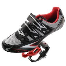 Details About Venzo Road Bike For Shimano Spd Sl Look Cycling Bicycle Shoes Pedals Black