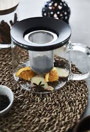 Ingwer Und Orangenscheiben In Einer Glasteekanne Auf Ihallig Tischset Naturfarben Seegras Ikea Selber Machen Wintertee Orangenscheiben