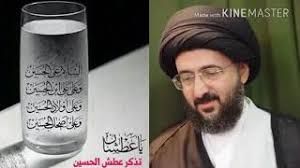 عن دما تشرب الماء تذكر عطش الحسين ع آية الله السيد محمد رضا الشيرازي Youtube