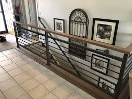 Denver hardwood floor installation & refinishing. Horizontal Railing With White Oak Top Installed In Aurora Colorado Railing Window Well Cover Railing Decor