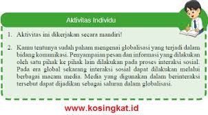 Sedangkan buku guru bahasa indonesia kelas ix k 13 revisi 2018 dapat anda unduh di sini. Kunci Jawaban Ips Kelas 9 Halaman 118 Aktivitas Individu Kosingkat