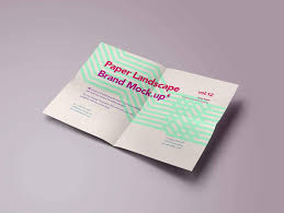Free Landscape A4 Paper Mockup Paper Mockup Poster Mockup Psd Brochure Mockup Free