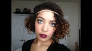 In the 1920s, a woman deciding to cut her hair was serious business. Flapper Inspired Hairstyle On Naturally Curly Hair Youtube