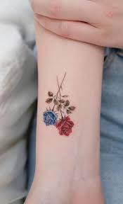 Small rose tattoo behind the ear is very good thinking about getting small tattoo designs. 80 Stunning Red Rose Tattoo Ideas