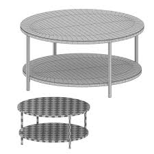 The dillon coffee table puts the deep cracks and knotty grain of natural yukas wood on full display in a handcrafted cylinder floating on a recessed base of bronzed iron. Echelon Round Coffee Table Crate And Barrel 3d Model Download 3d Model Echelon Round Coffee Table Crate And Barrel 110074 3dbaza Com