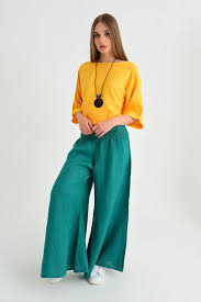 Italyan Bayan Pantolon Pua Fashion Salas Pantolon Moda Stilleri Pantolon