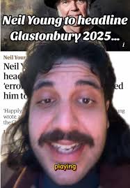 Next Glastonbury Festival 2025 Headliner has been confirmed! Neil Young  will be headlining the festival. I’ll be honest… I don’t know who he is.  @Glastonbury Festival #festivalseason ...